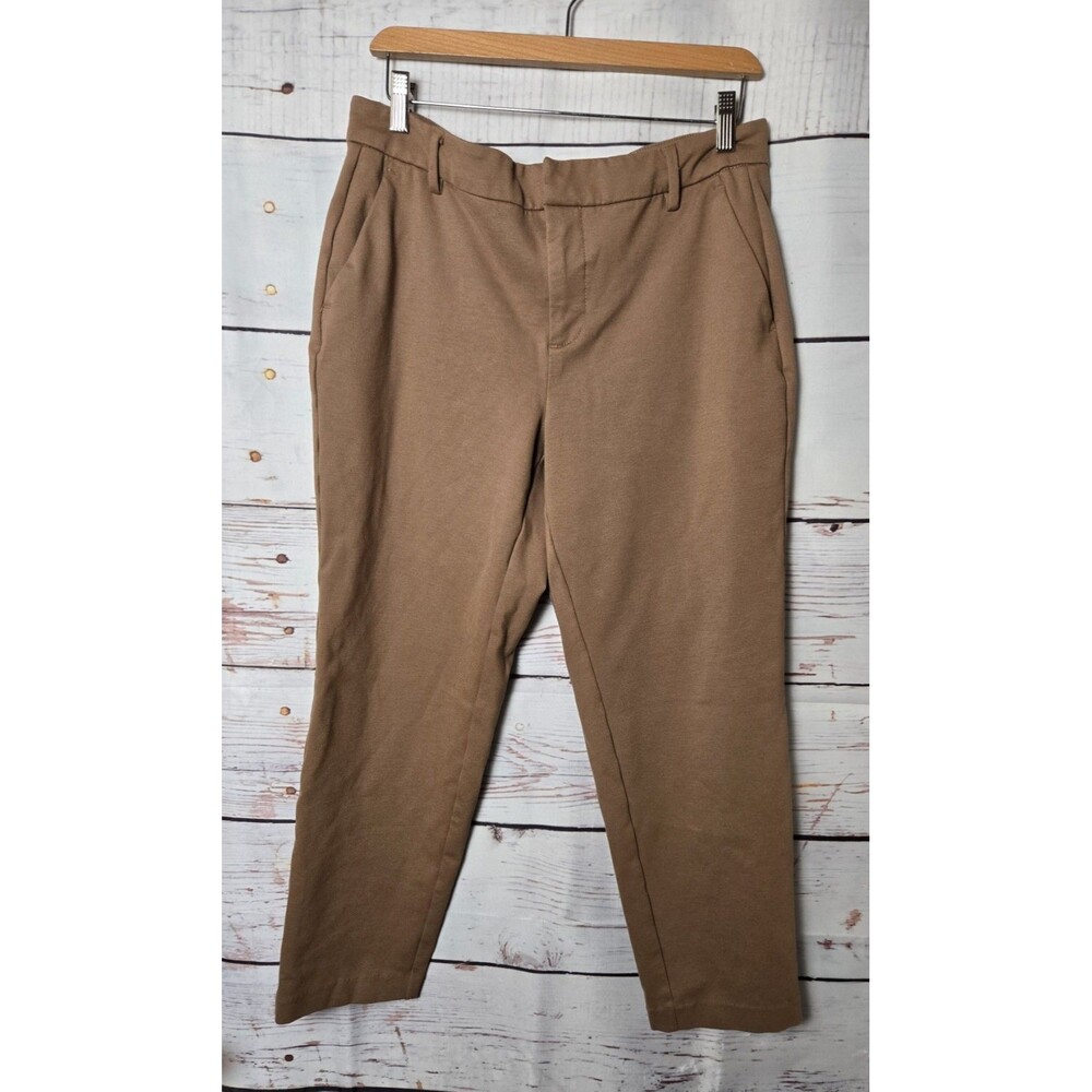Liverpool Los Angeles Womens Pants Size 12 Brown Camel Kelsey Trouser Stretch